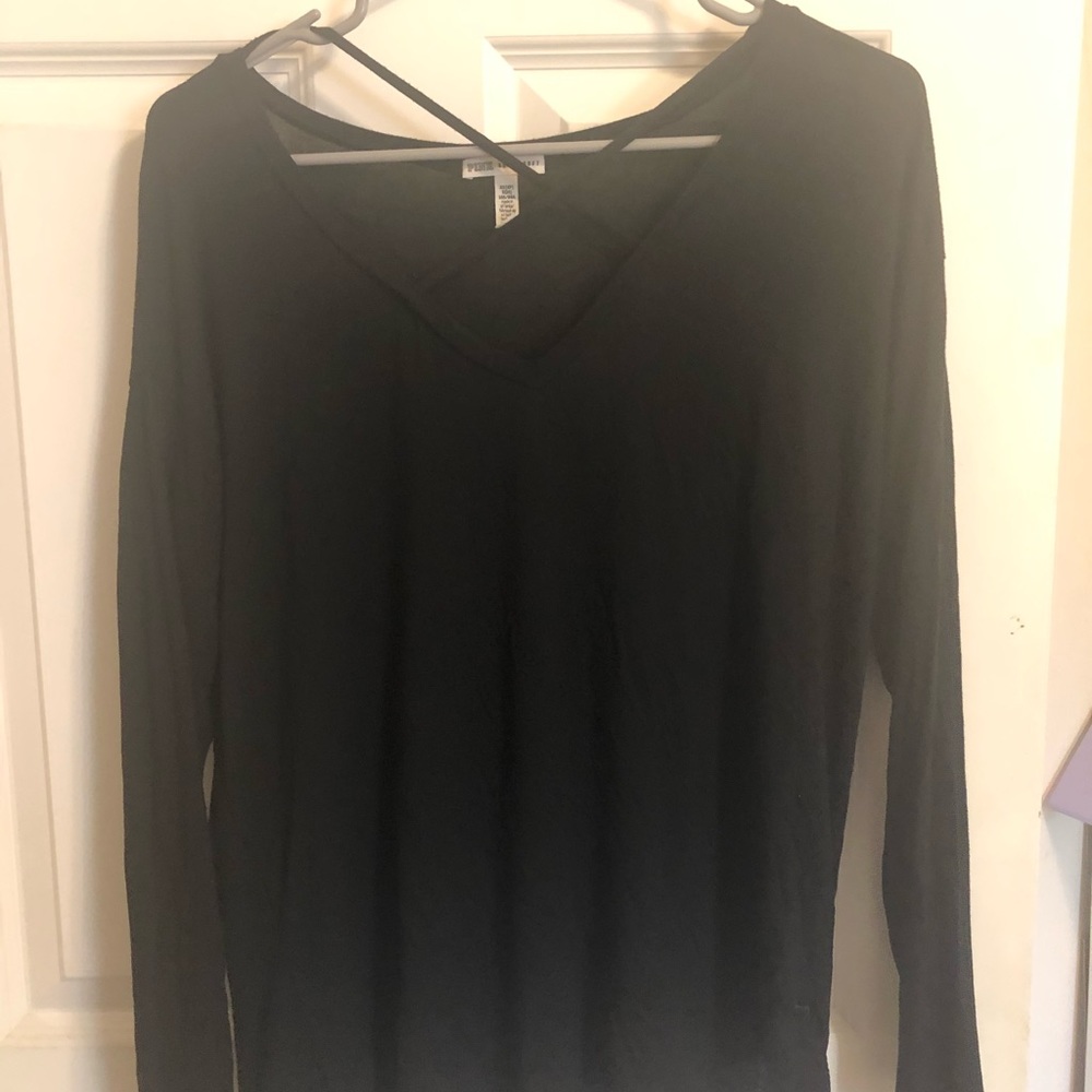 Pink criss cross t-shirt